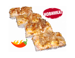 Японская пицца с морепродуктами